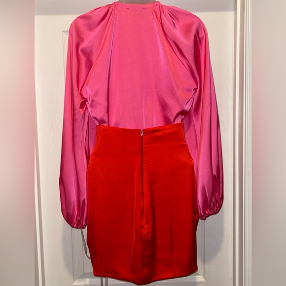 💗❤️ NWT The Dolls House Fashion Beaudelle Set in Red and Pink Satin - Picture 13 of 16